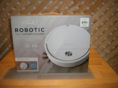 Mahli Robotic 3-in-1 Vacuum Cleaner Vacuums/Sweeps/Mops  NEW 