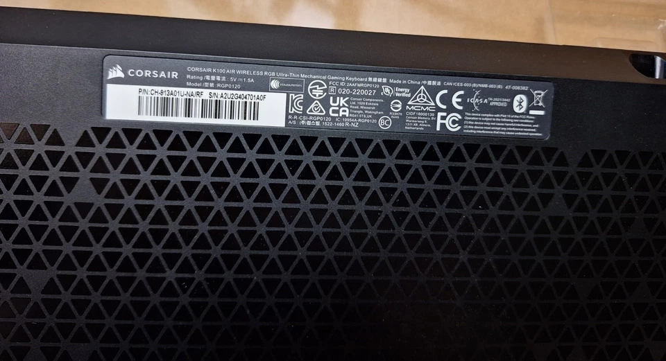 Corsair K100 AIR Wireless RGB Mechanical Gaming Keyboard - Ultra Thin - Image 3 of 4