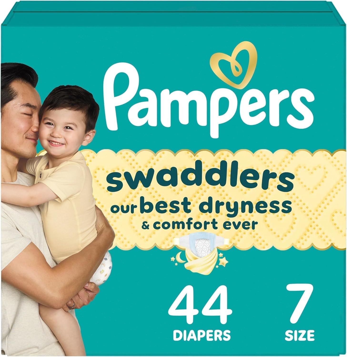 Pampers Swaddlers Size 7 Diapers 44 Count Ultra