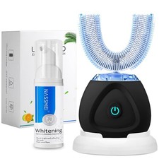 Automatic Toothbrush with Teeth Whitening Mousse, Auto Tooth Brush for Adult,...