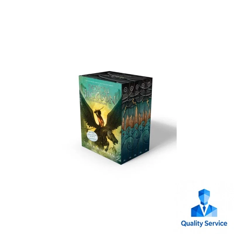 Percy Jackson and the Olympians 5 Book Paperback - by Rick Riordan (Paperback)