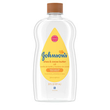 Johnson'S Baby Oil, Mineral Oil Enriched with Shea Cocoa Butter to Prevent Moi