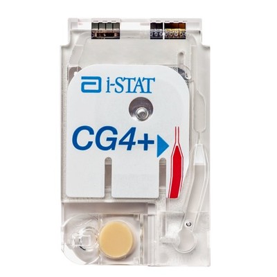 Abbott Point of Care General Chemistry Reagent i-STAT CG4+ Lactate, pH, PCO2, PO