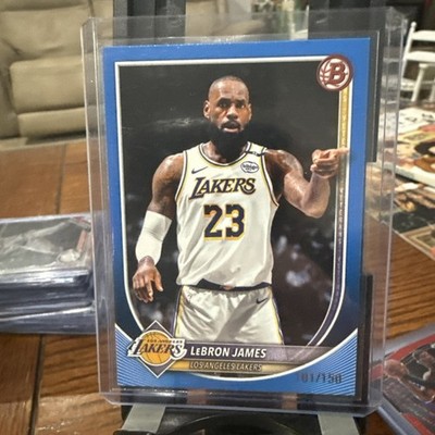 2025-26 Bowman #121 LeBron James Blue Border #/150
