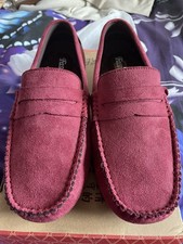 Men’s Burgundy Loafers Size 8