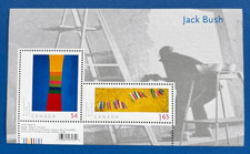 #2322 MNH Souvenir Sheet of 2 stamps of Art Canada: Jack Bush CV=$5.00