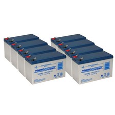 Power-Sonic 12V 7Ah F2 Battery Replaces Razor Electric Scooter ES200 - 8 Pack