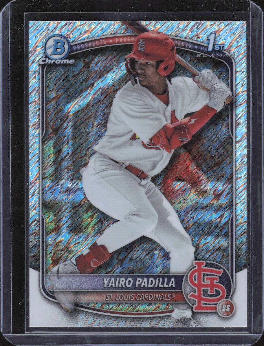 2025 Bowman Chrome #BCP-236 Yairo Padilla Prospects Shimmer