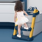 Potty Training Toilet With Step Stool Ladder Handle Foldable Toilet Trainer