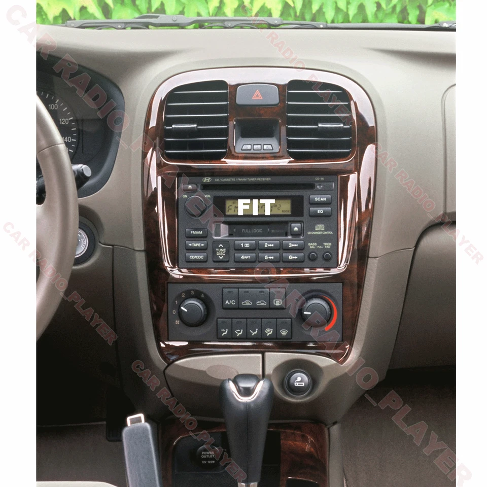 9.7" For Hyundai Sonata 1999-2005 Android 15 Carplay Car Stereo Radio GPS W/CAM Foto 4 de 4