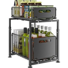 2 Etagen Unterschrank Organizer küchenschran...