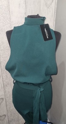 PLT Pretty Little Thing open sides all in 1 trouser jumpsuit evening partywear 6