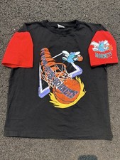 Vintage Charlotte Hornets Shirt 90s NBA Youth Kids Size L