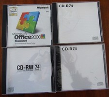 MICROSOFT OFFICE 2000 STANDARD DISC, 2 CD-R74, CD-RW 74