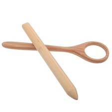  Lot de 2 fouets à pâte danois en bois pour pain au levain, bâtonnets de mélange