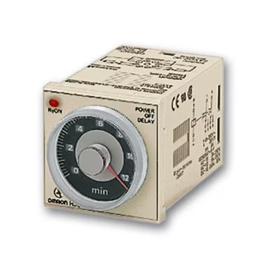 Omron H3cr-F8n Ac100-240/Dc100-125 Time Delay Relay, Octal, Flicker On Start,