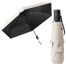 Mini Travel Compact Portable Anti-rebound Folding Umbrella/Protect the safety...