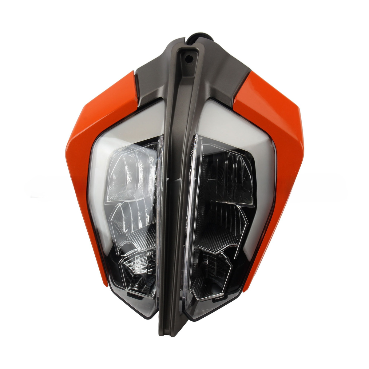 KTM duke 390 ヘッドライトスポイラ　カバー New KTM Duke 390 headlight cover with side face shields LH and RH