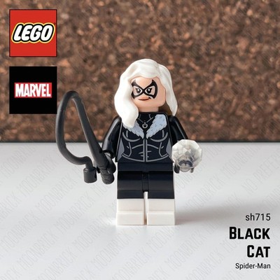   LEGO Black Cat sh0715 Minifigur sh715 Marvel Spider-Man 76178 Daily Bugle