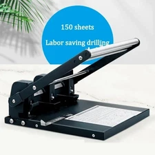 931D Four Hole Adjustable Hole Punch Loose-leaf Book Paper Manual Hole Punch