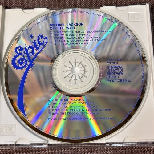 MICHAEL JACKSON Off The Wall JAPAN CD 25.8P-5138 91A4 Moonwalker Ad PS Booklet - Picture 6 of 14