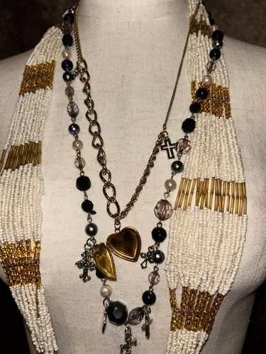 Archive y2k vkei kmrii hyde gunda Necklace Silver - Gem