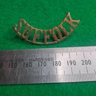 WW1 The Suffolk Regiment Shoulder Title Badge Infantry