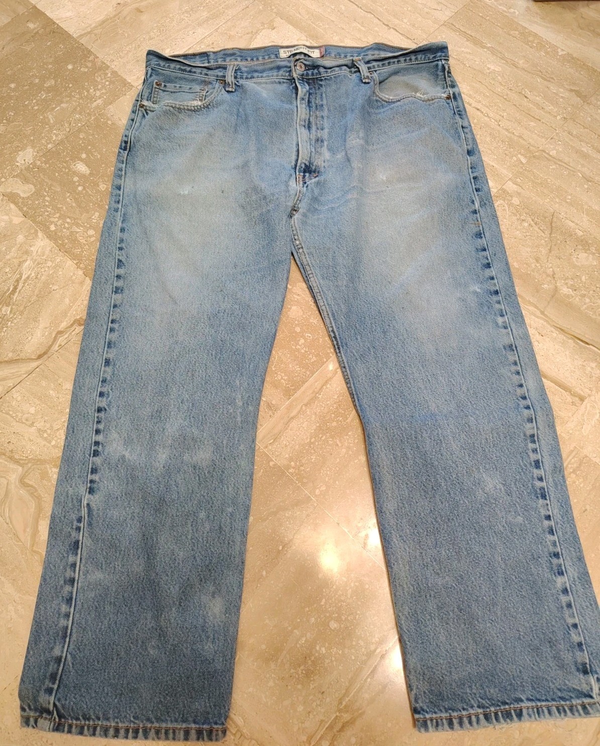 Levi's 505 Straight Fit – Look Vintage Distressed – Taglia Forte W44 L30– Raro