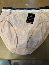NWT Lot 3 Ellen Tracy Womens Brief Panties 8/XL HI/CUT. NEW WITH DEFECTS RT 32