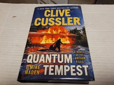 Clive Cussler Quantum Tempest by Mike Maden (2025, Hardcover) SIGNED 1st/1st