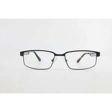 Robert Mitchell RM 202122 BK Black Rectangular Eyeglass Frames 52-16-140 Mens