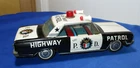 VINTAGE BANDAI 1964 TIN FRICTION CHEVROLET CHEVELLE MALIBU HIGHWAY PATROL POLICE