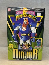 Vintage 1994 Mighty Morphin Power Rangers Deluxe Auto Morphin Ninjor with Box 