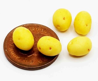 Puppenstube Gemüse Backkartoffeln 5er Set Miniatur Maßstab 1:12 Tumdee
