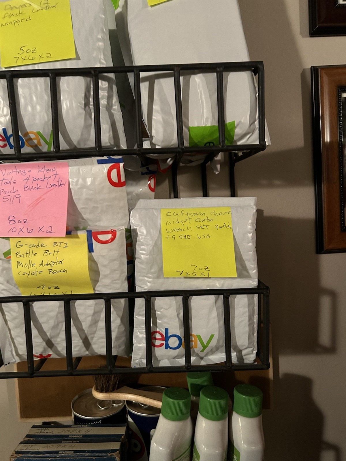 Craftsman Chrome Midget Combo Wrench Set 9 Metric & 9 Standard Made in U.S.A.