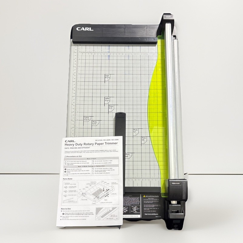 Paper Trimmer 18" Cut Length 36 Page Capacity Heavy Duty Series Carl Cutter (M)