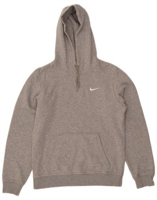 Nike Herren Hoodie Pullover Small Grau Gefleckt Baumwolle CR11