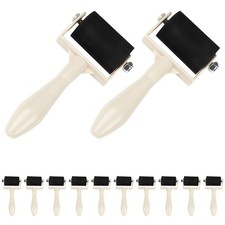 12 Pcs Roller for Printmaking Ink and Stamping Tools Paint Brush