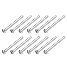 Machine Screws (M5x65mm) 25Pcs, Phillips Cross Pan Bolts 304 Stainless Steel