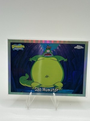 2025 Topps Chrome SpongeBob #171 Sea Monster Refractor
