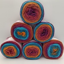 Cake Yarn DK  Knitting/ Crochet Yarn 6X100g CAKES-07