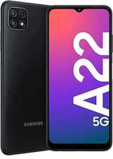 Samsung Galaxy A22 5G 4GB 128GB Black Unlocked 6.6" Grade A Smartphone Boxed