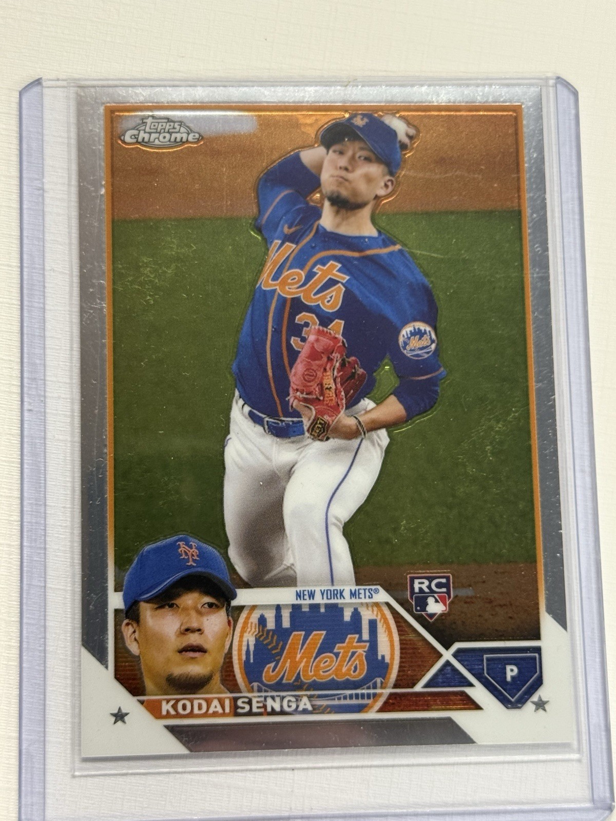 Kodai Senga 2023 Topps Chrome Refractors 217 New York Mets Rookie