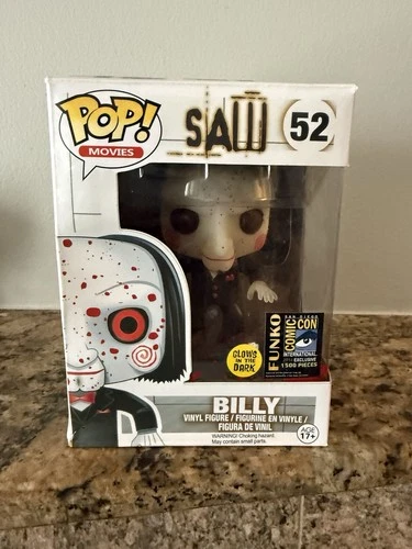 Funko Pop! Vinyl: Billy the Puppet - (Bloody , Glow) - San Diego Comic Con #52