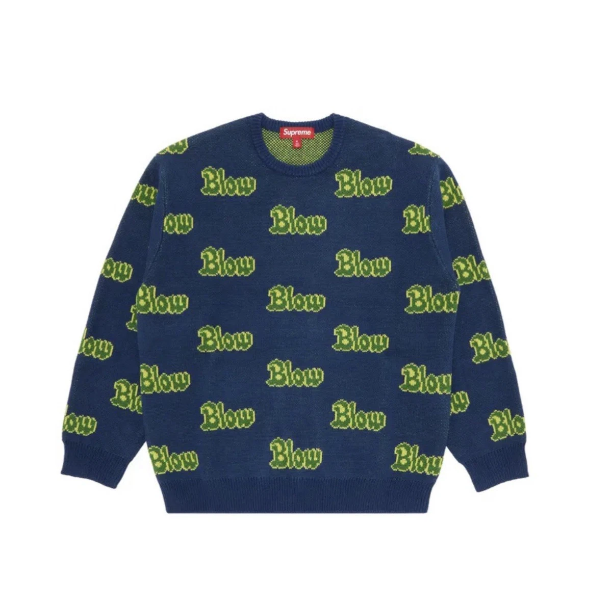 トップス Supreme Blow Knit Sweater Navy M Supreme Blue Sweaters for Men for sale | eBay