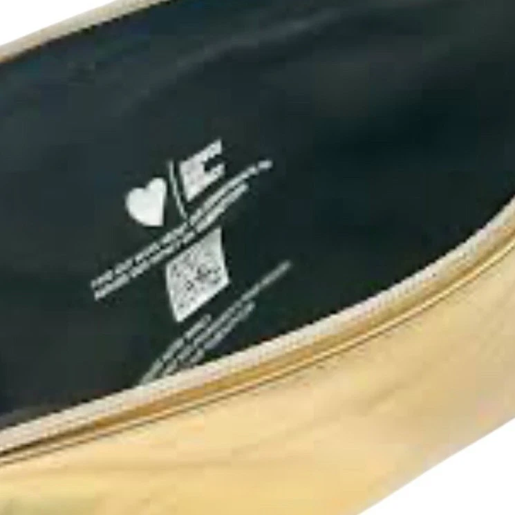 Bolso sin asas dorado YSL con borla nuevo estuche de cosméticos Foto 3 de 4