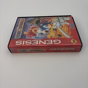 SEGA GENESIS 🦔 Sonic Spinball -  Excellent Manual Condition-NM