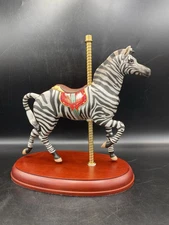 2009 LENOX CAROUSEL PORCELAIN ANTIQUE ZEBRA LIMITED EDITION 439 ANIMAL FIGURINE