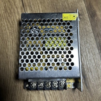 S-60-12 Enclosed Chassis Mount Power Supply 12V 5A 60W AC 100-240V Silver