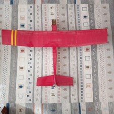 Red RC Plane Large Wings Lightweight Bird-like Flyer Used TT1